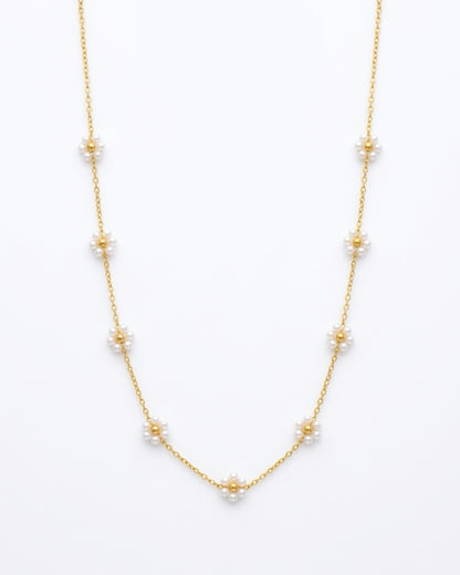 Daisy Flower Chain Necklace