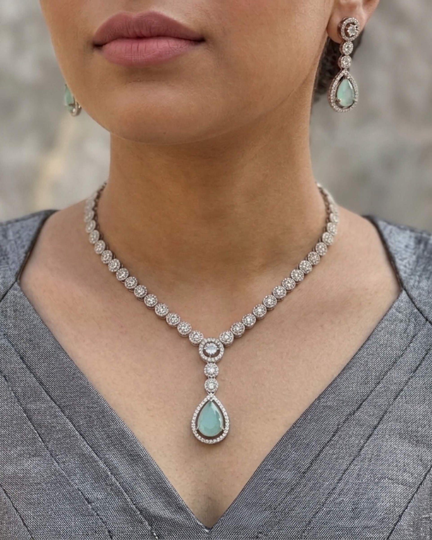 Sea Green Royal Dew Drop Set