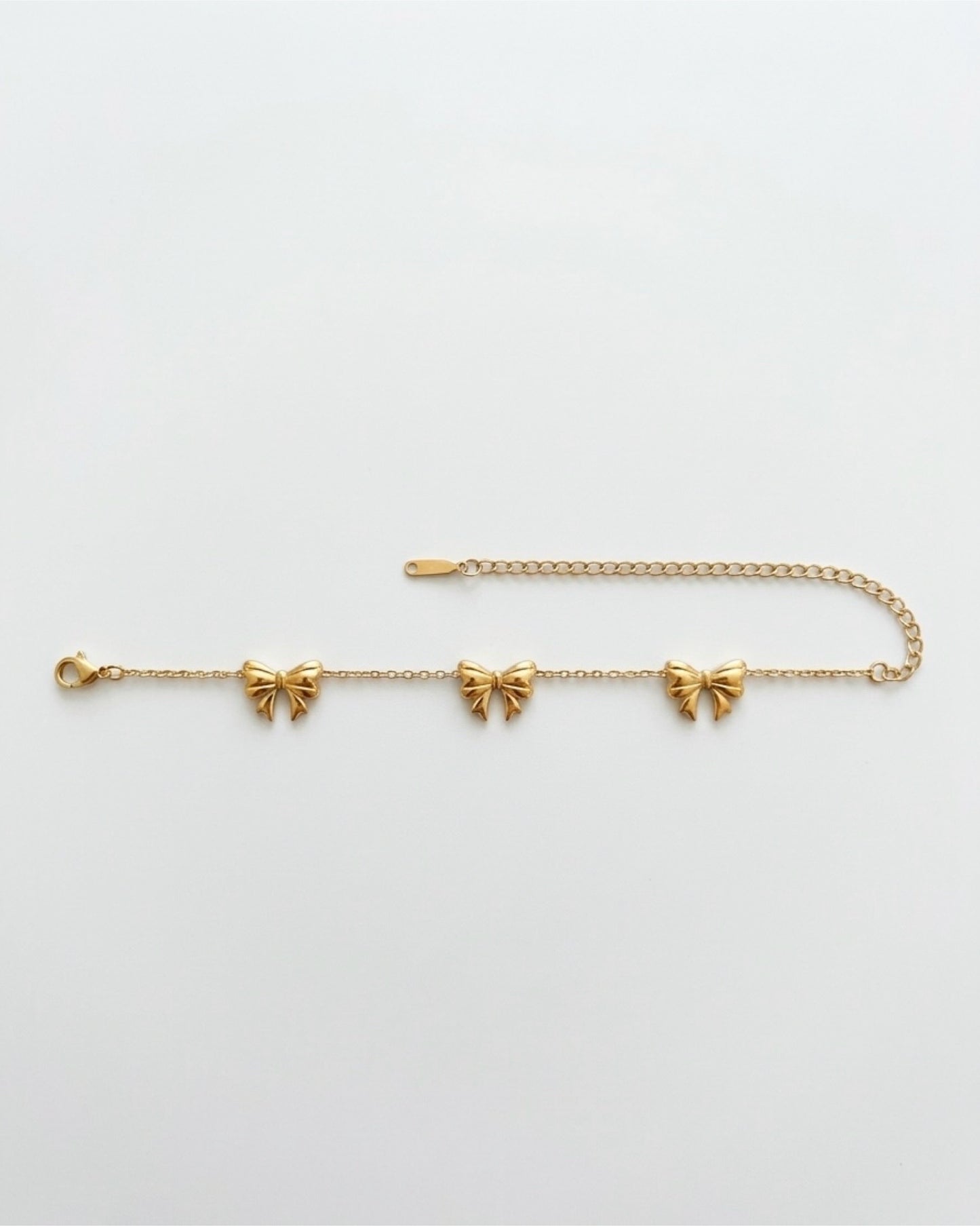 Pookie Bow Gold Bracelet