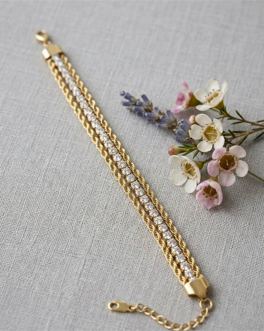 Twisted Link Chain Bracelet