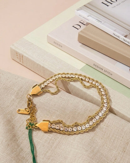 Twisted Link Chain Bracelet