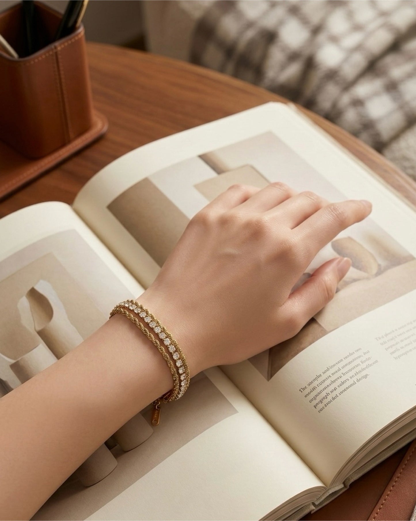 Twisted Link Chain Bracelet