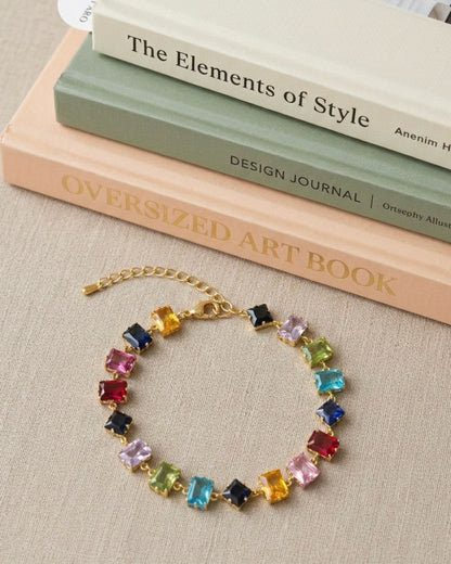 Multi Color Stone Bracelet