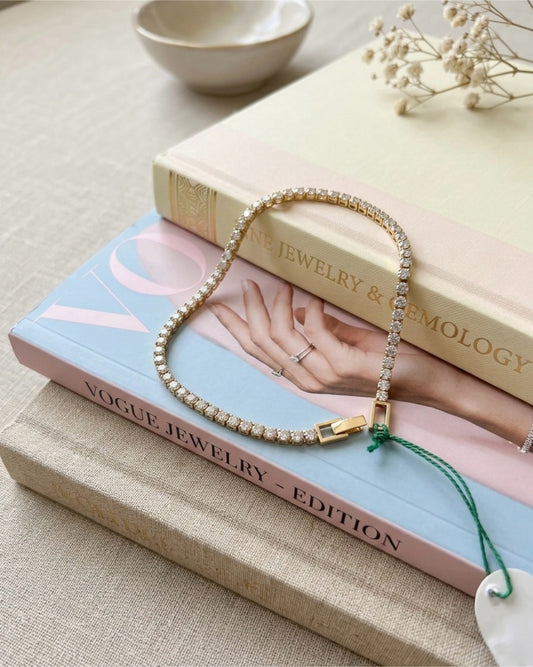 Gold Tennis Bracelet