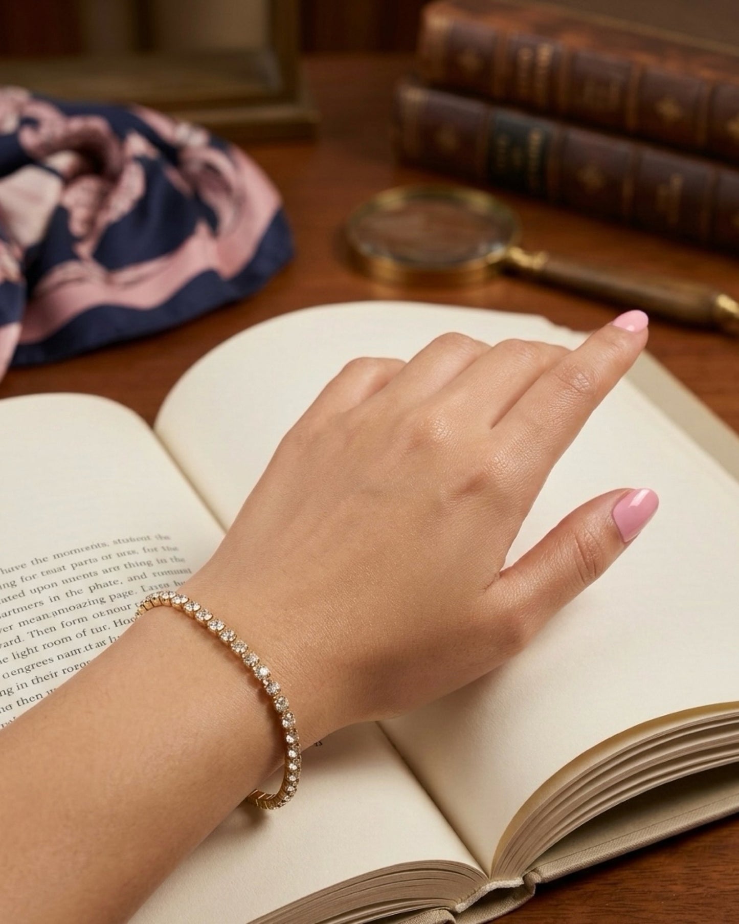 Gold Tennis Bracelet