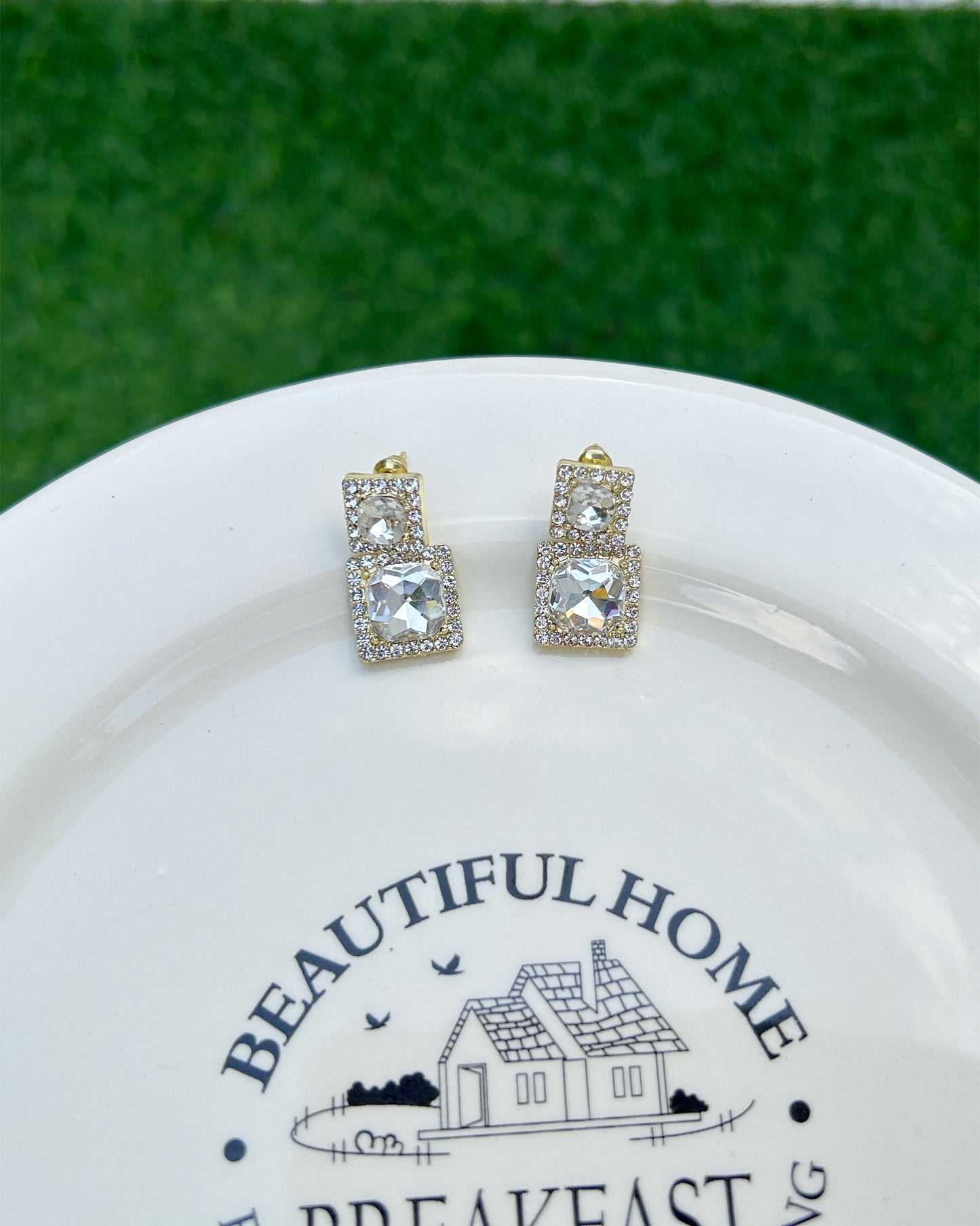 crystal earrings