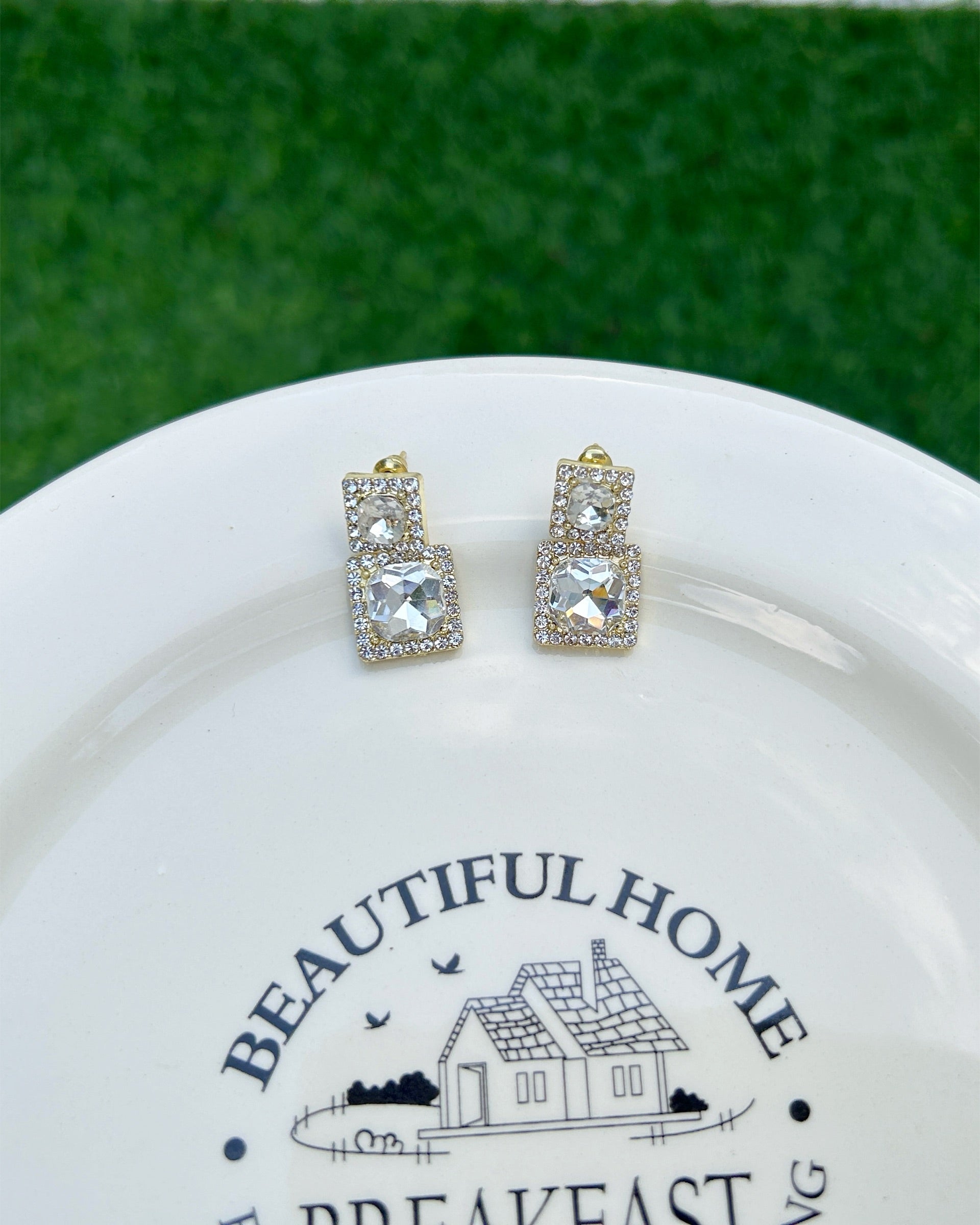 crystal earrings