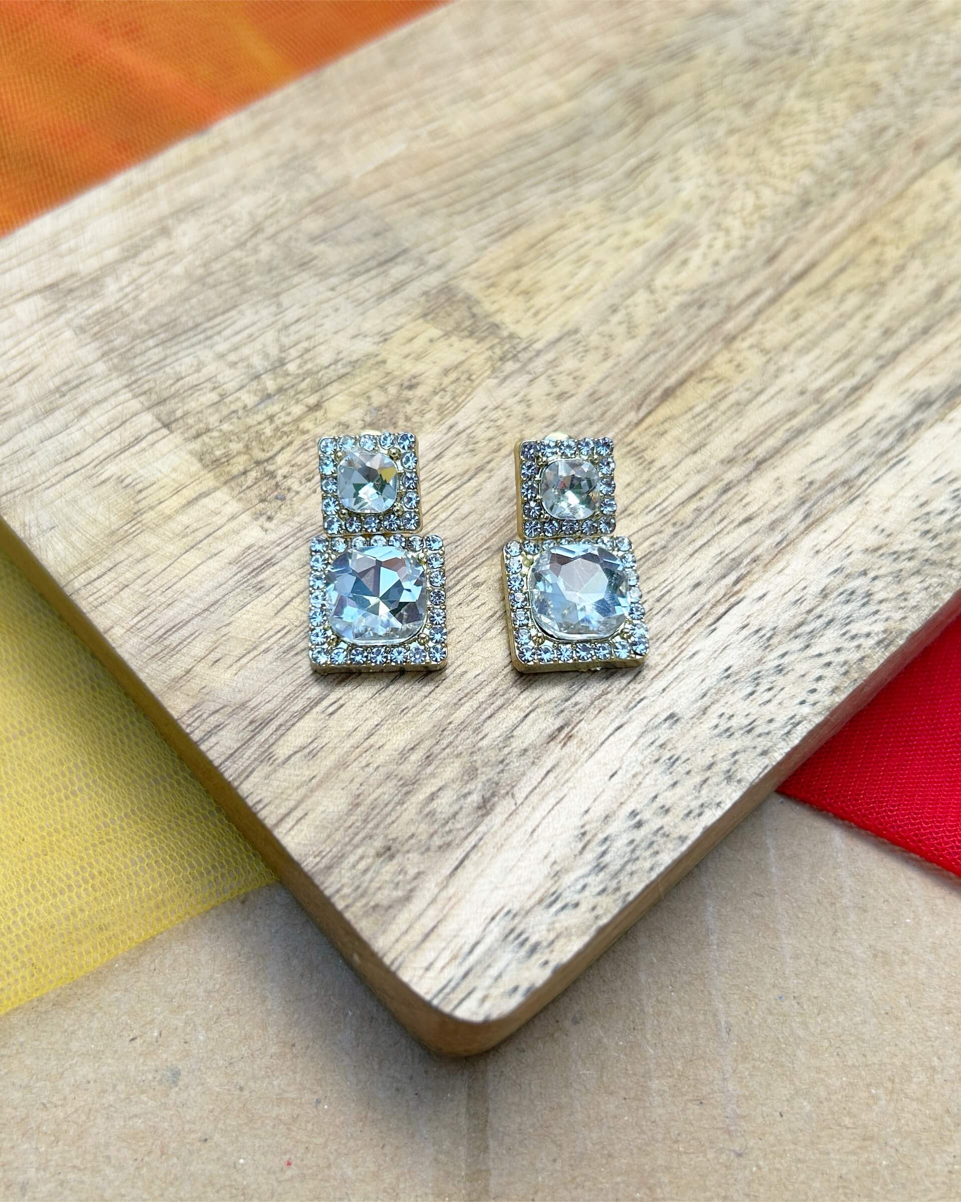 crystal earrings