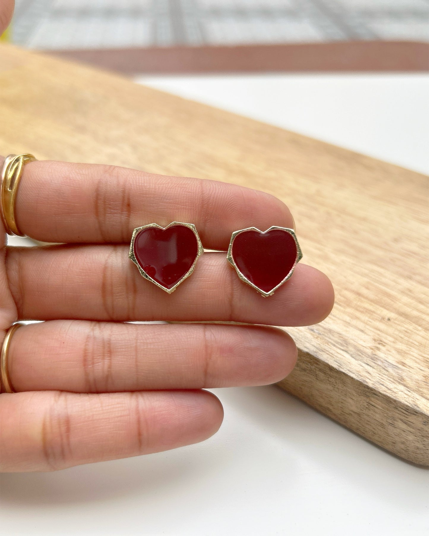 Scarlet Heart Earring