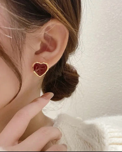 Scarlet Heart Earring