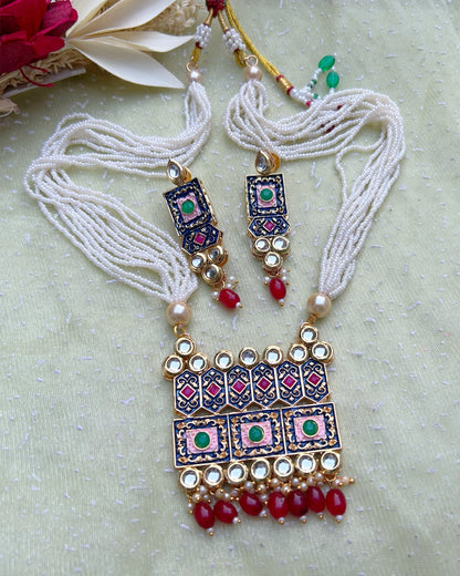 The Jaipur Heritage Mala Necklace Set