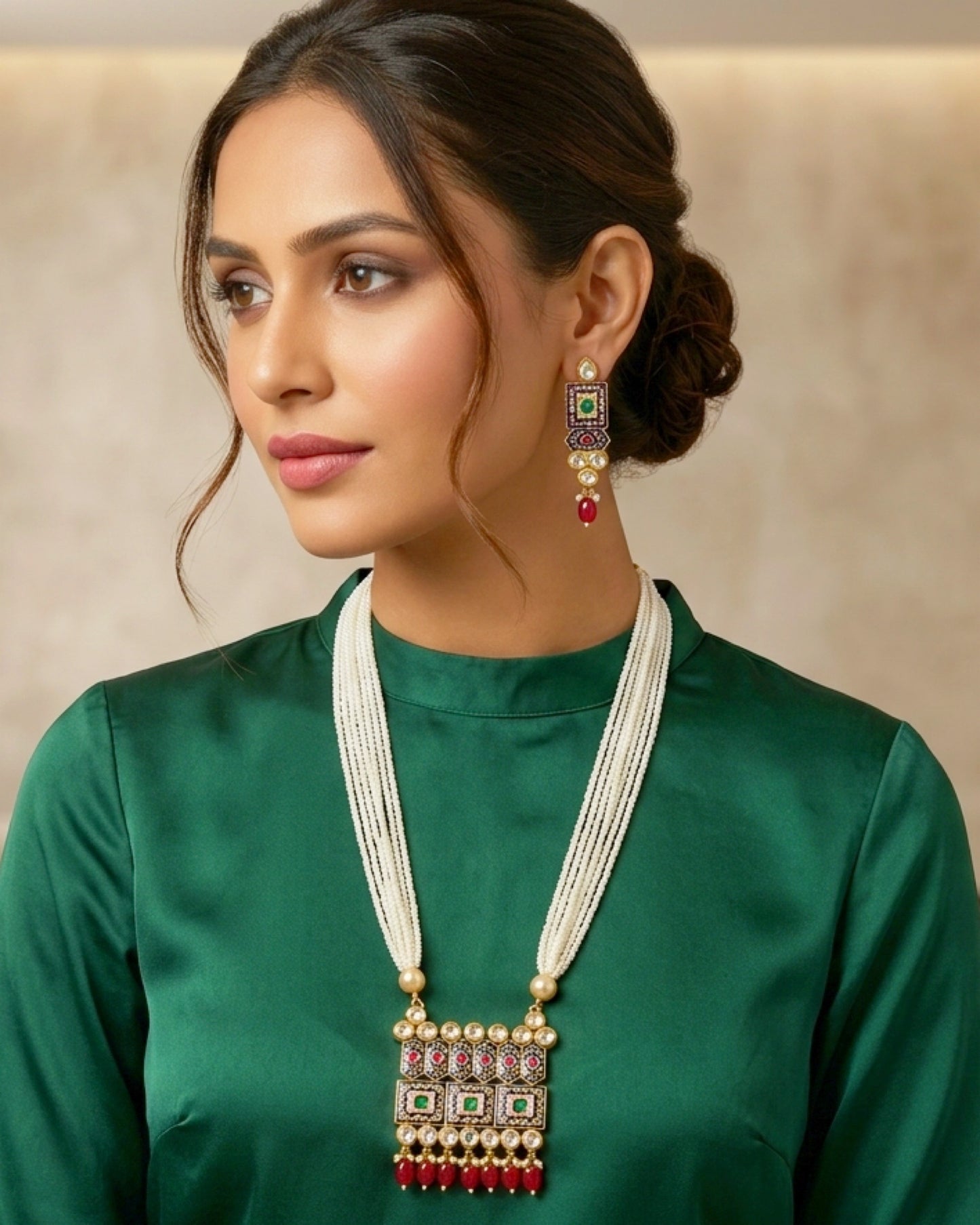 The Jaipur Heritage Mala Necklace Set