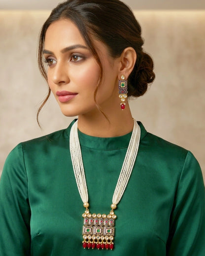 The Jaipur Heritage Mala Necklace Set