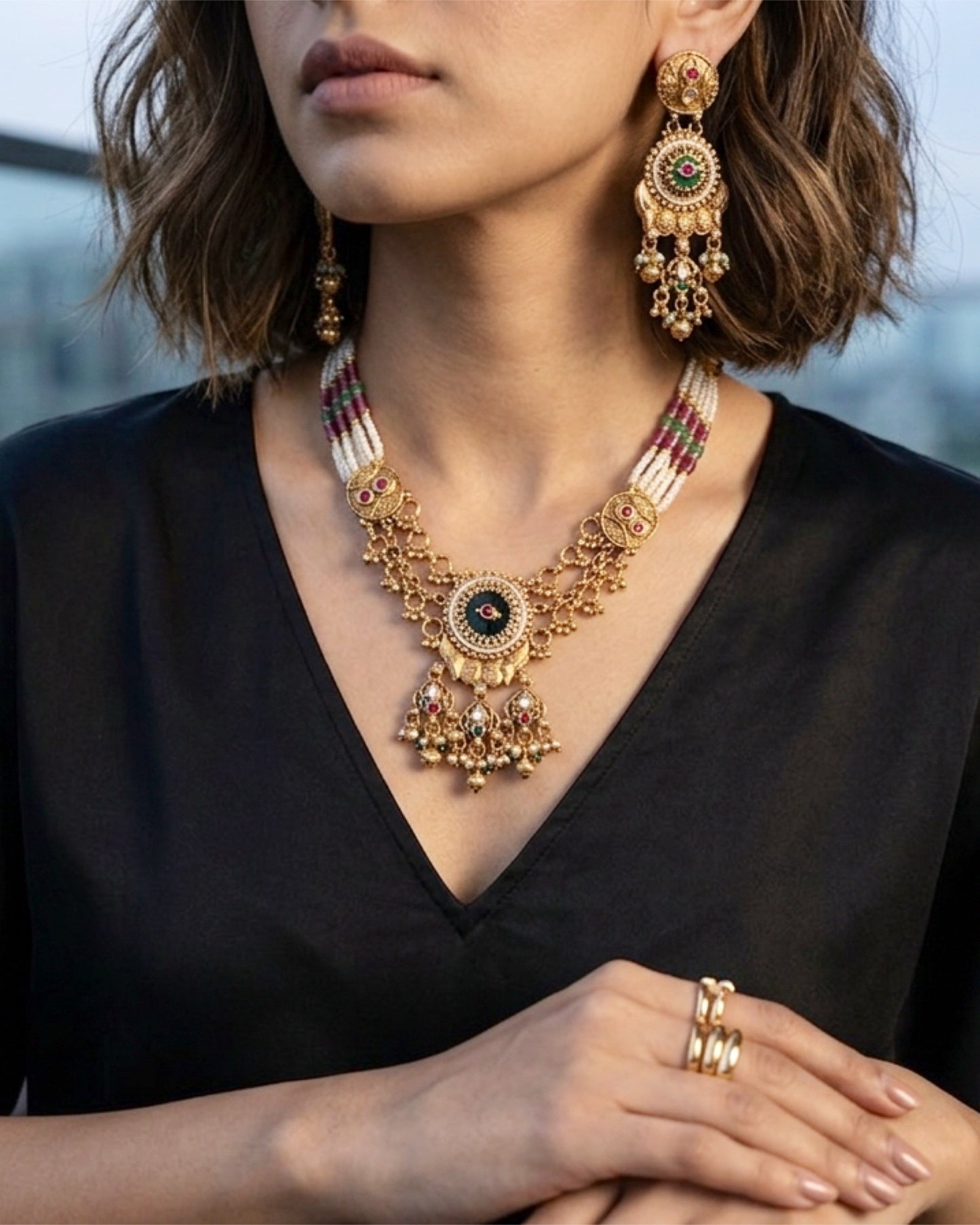 The Maharani Utsav Necklace Set